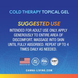 CBD Cold Therapy Topical Gel Canna Living