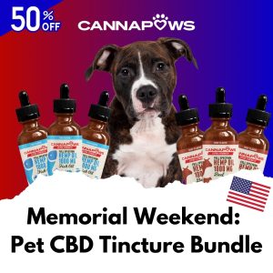 Memorial Weekend Canna Paws Pet CBD Tincture Bundle Canna Living